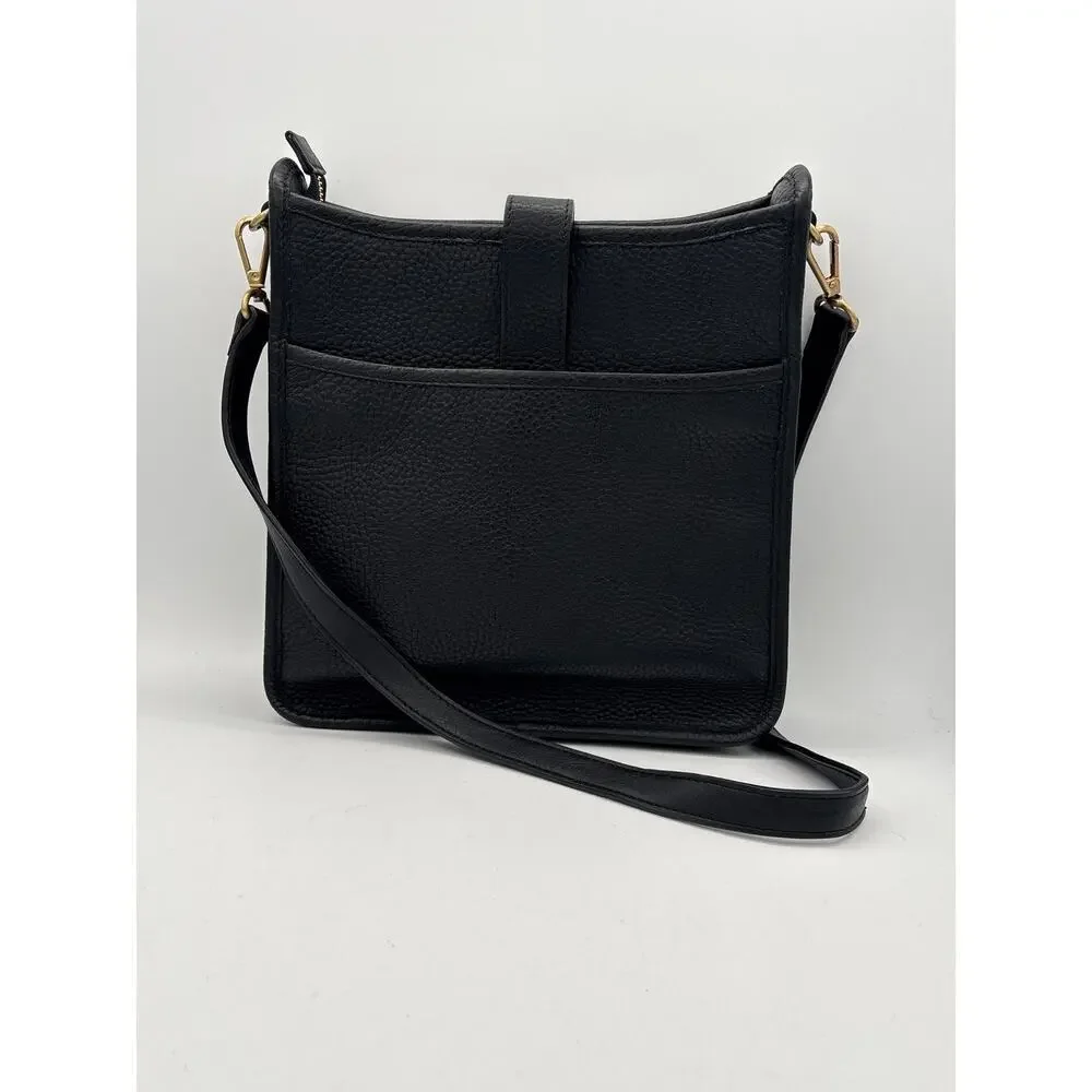 Women’s Gigi New York Black Leather Crossbody Purse